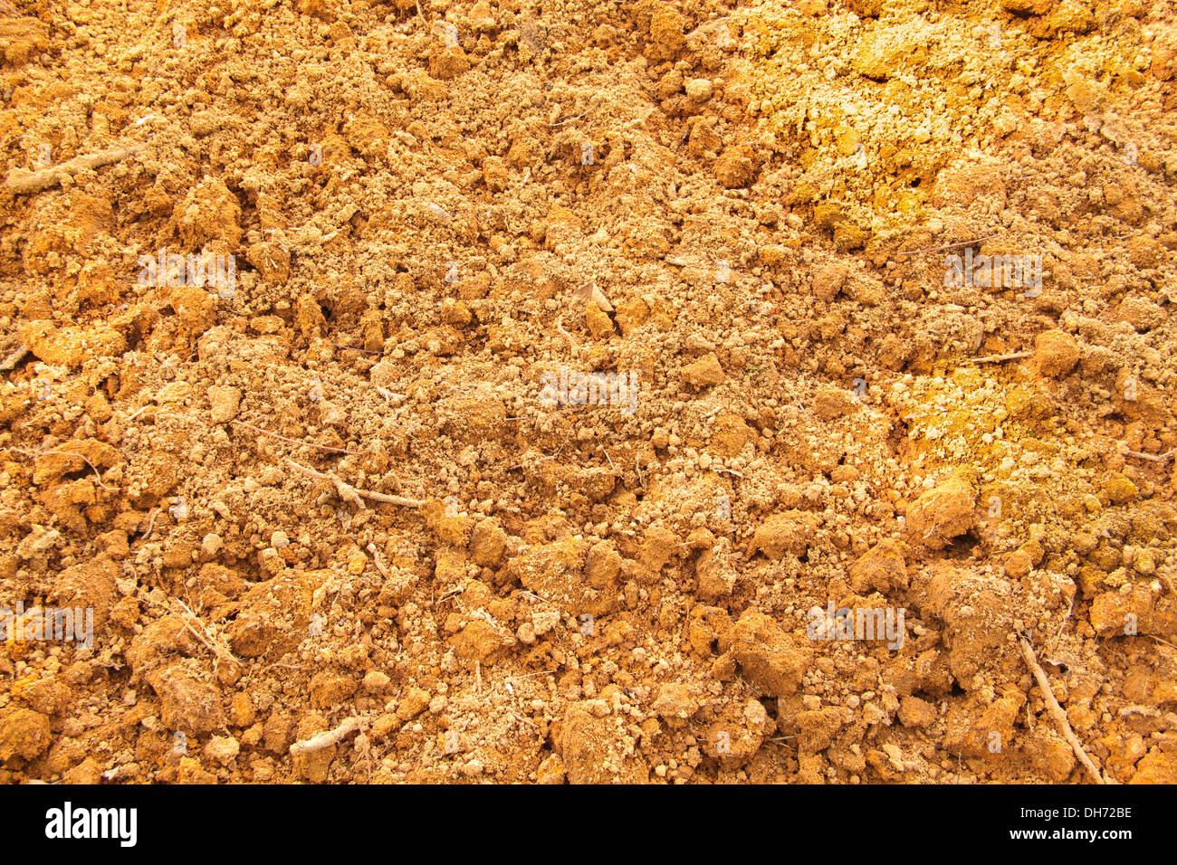 Braune Erde Stockfoto