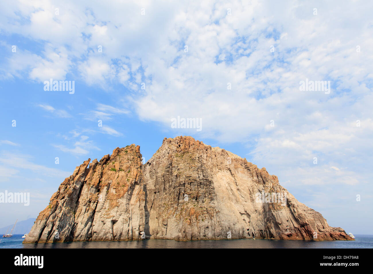 Äolischen Inseln in Italien Stockfoto