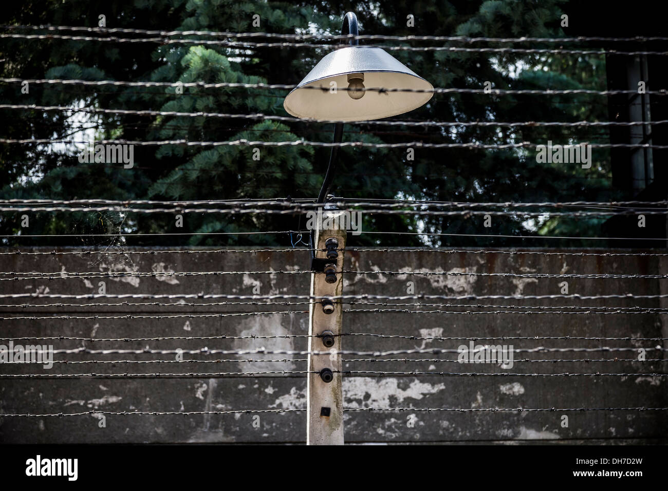 Konzentrationslager Auschwitz in Oswiecim, Polen. Stockfoto
