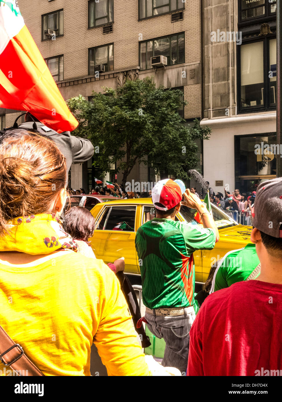 Mexikanische Day Parade auf der Madison Avenue, NYC 2013, USA Stockfoto