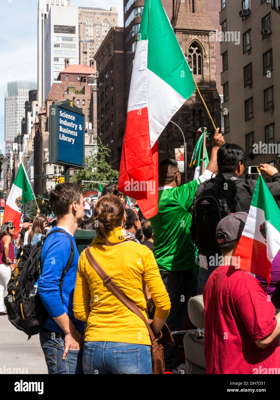 Mexikanische Day Parade auf der Madison Avenue, New York Stockfoto