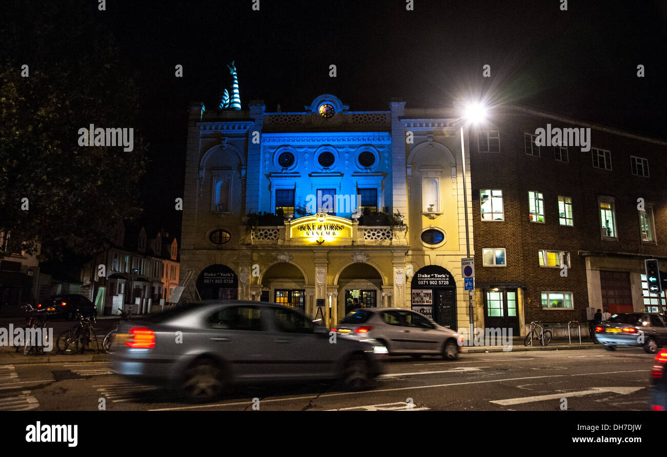 Der Herzog von Yorks Kino Brighton UK in der Nacht Stockfoto
