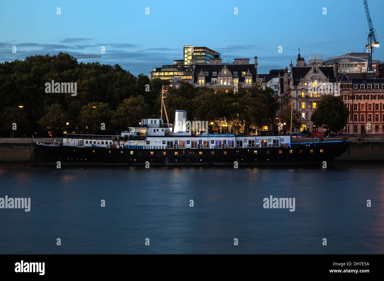 HMS President Stockfoto