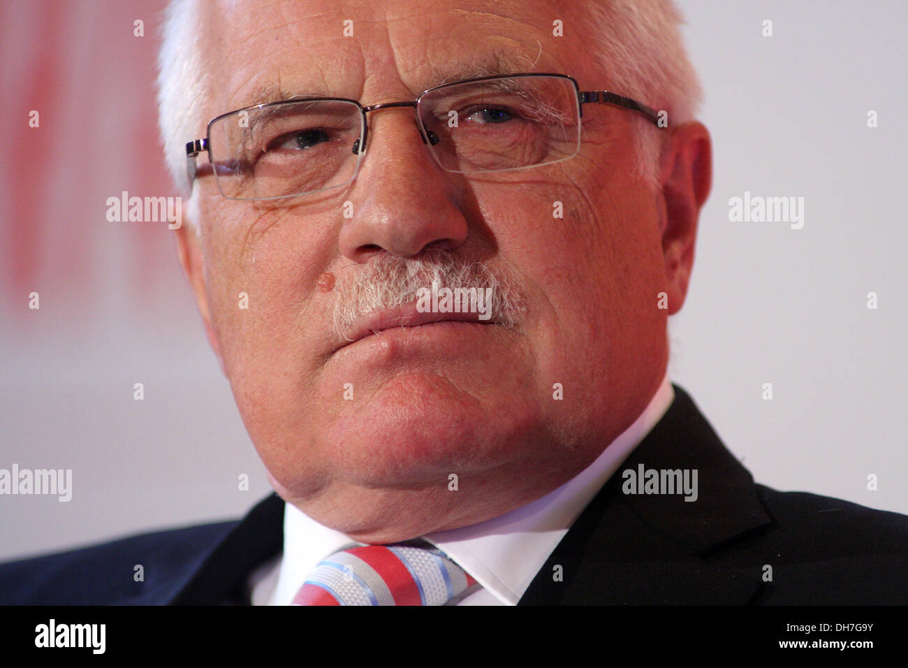 Der frühere tschechische Präsident Václav Klaus Stockfoto