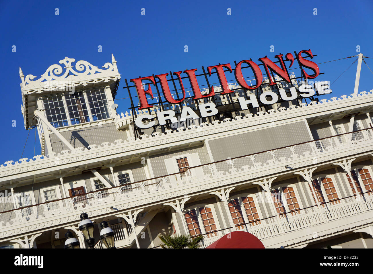 Fulton es Crab House Riverboat Restaurant in Downtown Disney Pleasure Island, Disney World Resort, Orlando Florida Stockfoto