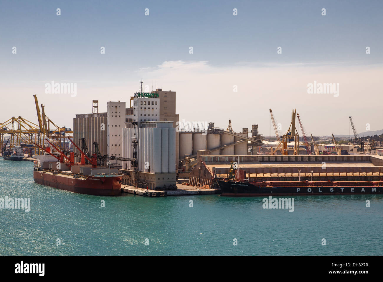 Heavy Frachthafen in Barcelona, Spanien Stockfoto