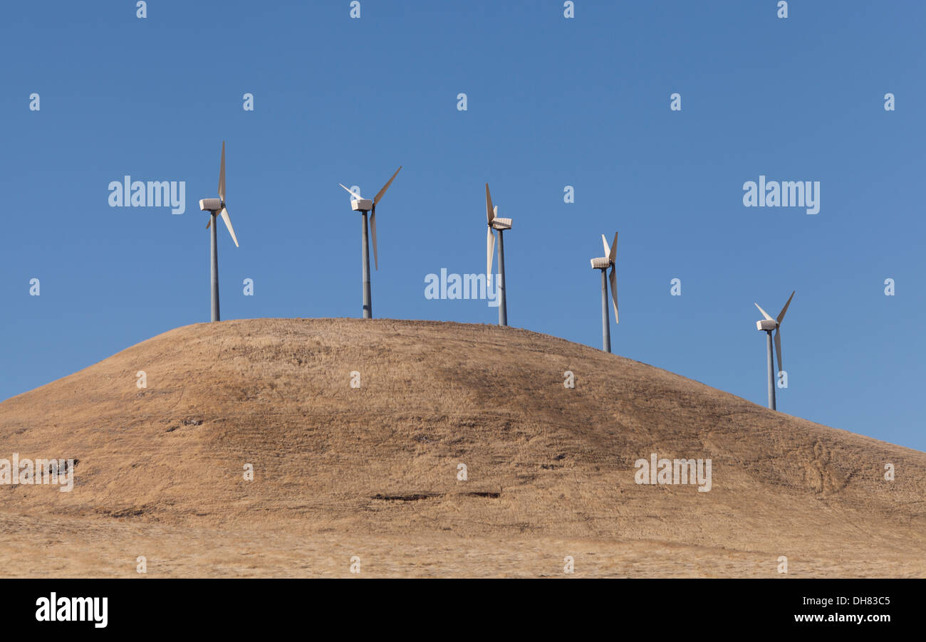 Windpark - Kalifornien USA Stockfoto