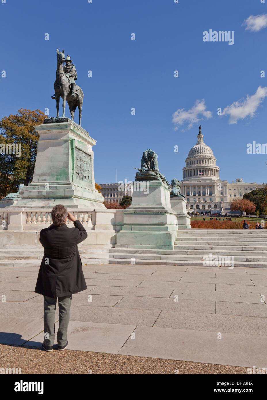 Ulysses S. Grant Memorial auf dem Gelände der US Capitol - Washington, DC USA Stockfoto
