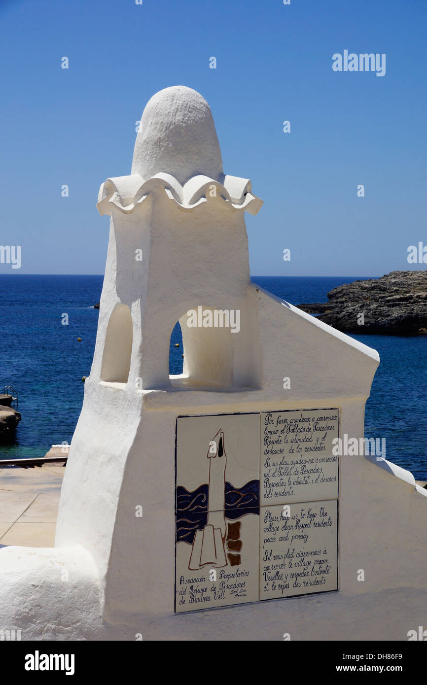 Binibeca Vell touristischen Dorf, Sant Lluis, Menorca, Spanien Stockfoto