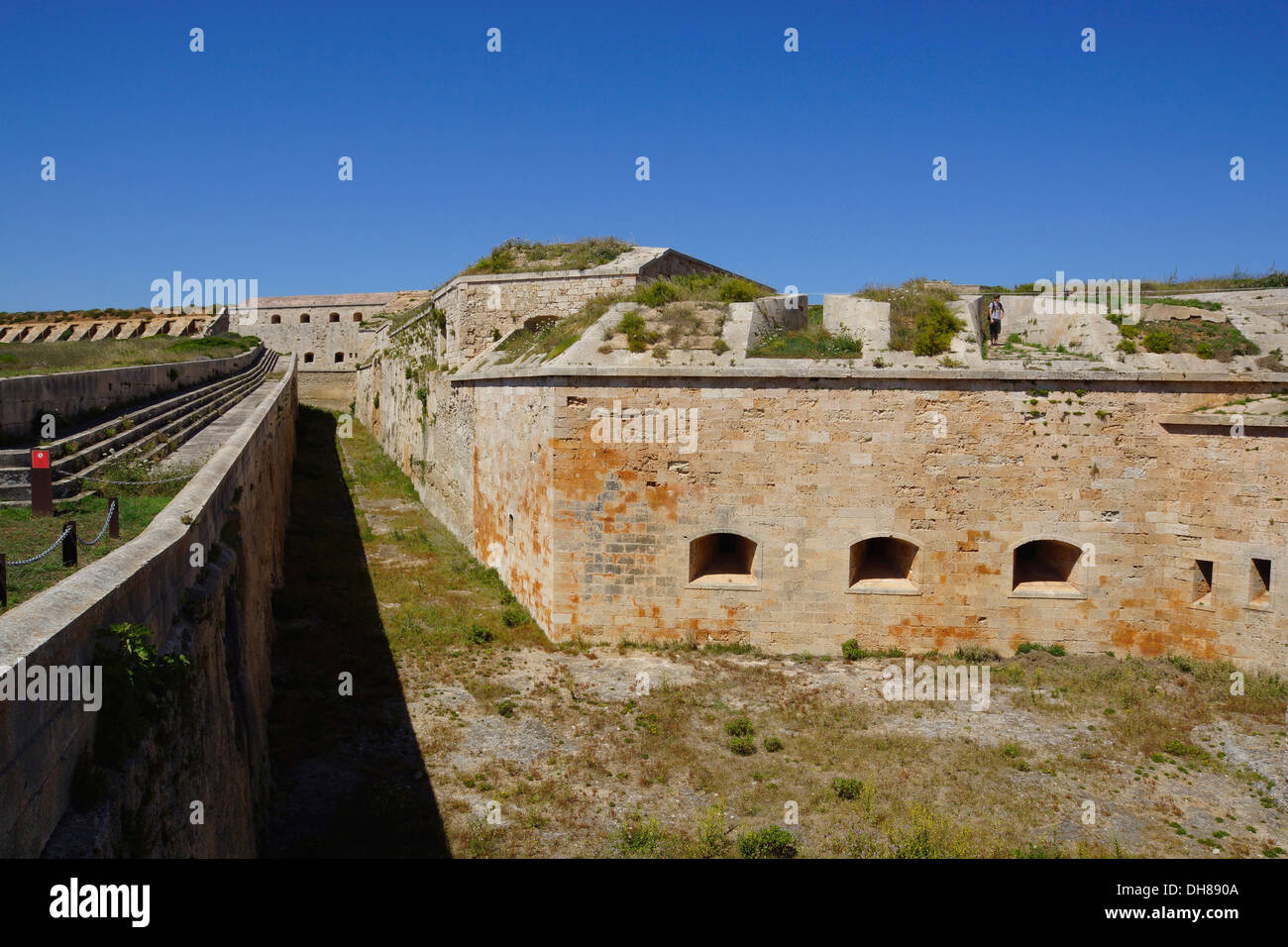 Fortalesa De La Mola, port de Mao, Menorca, Spanien Stockfoto