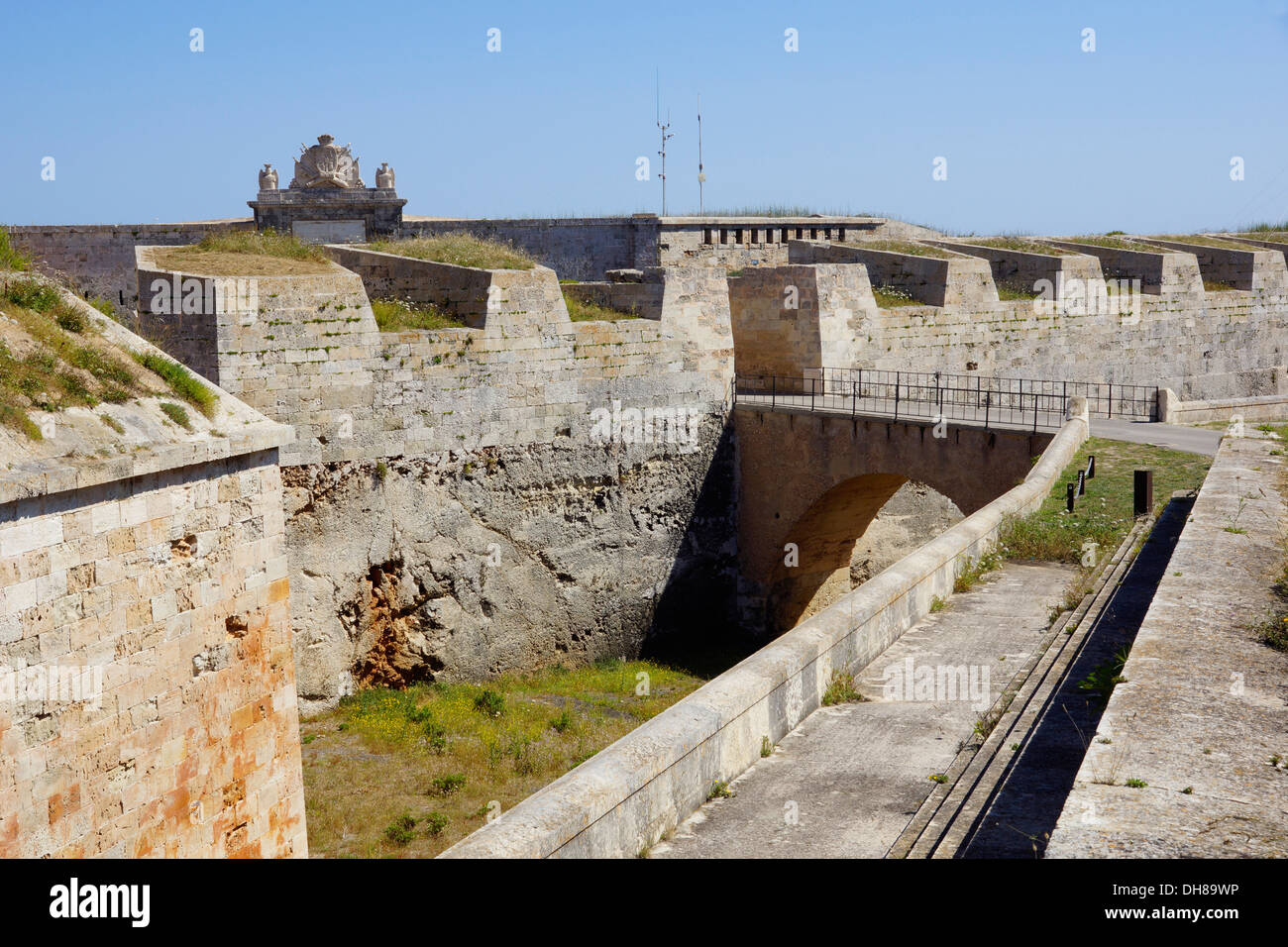 Fortalesa De La Mola, port de Mao, Menorca, Spanien Stockfoto