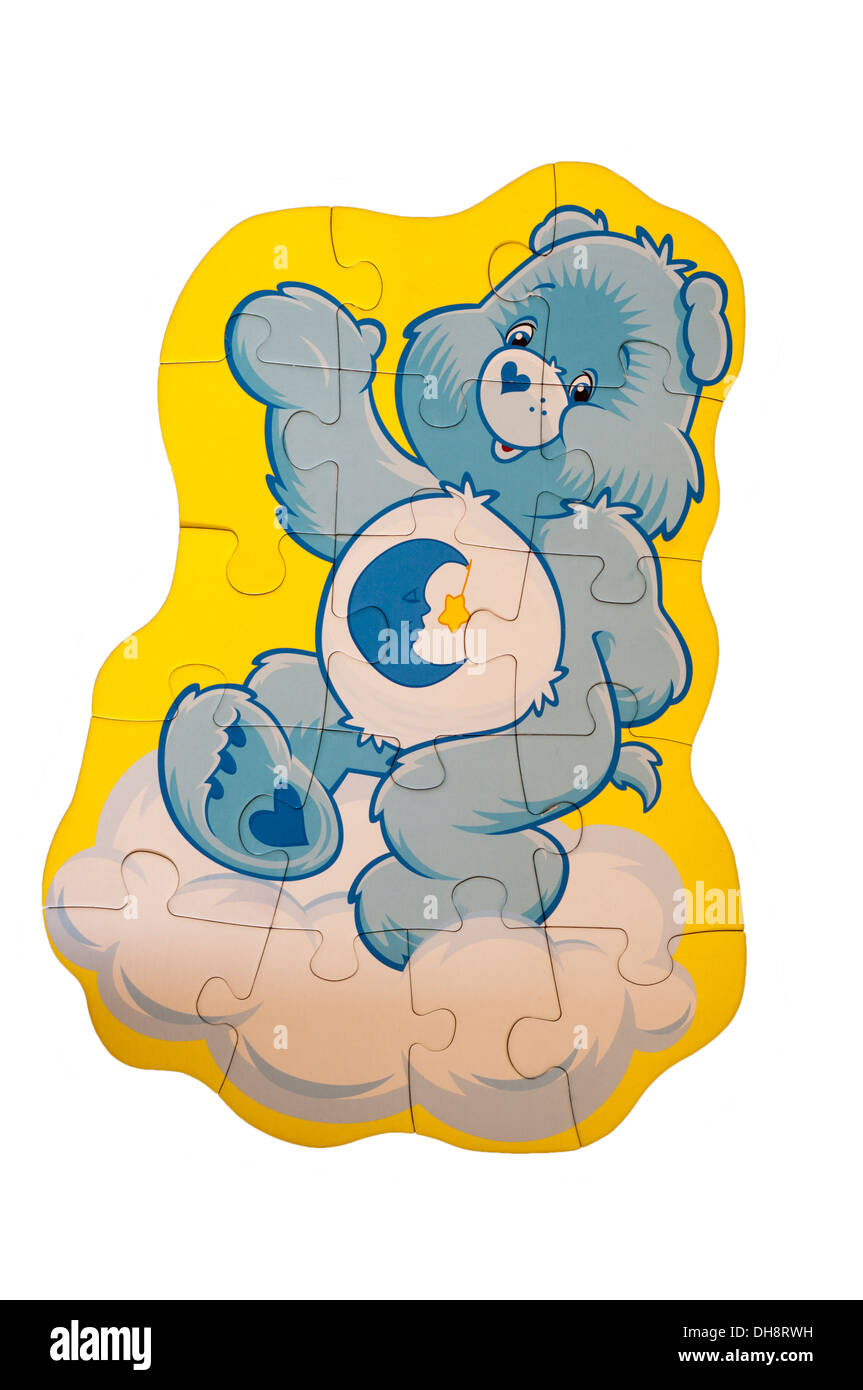 Care Bear Kinder Jigsaw Puzzle Stockfoto