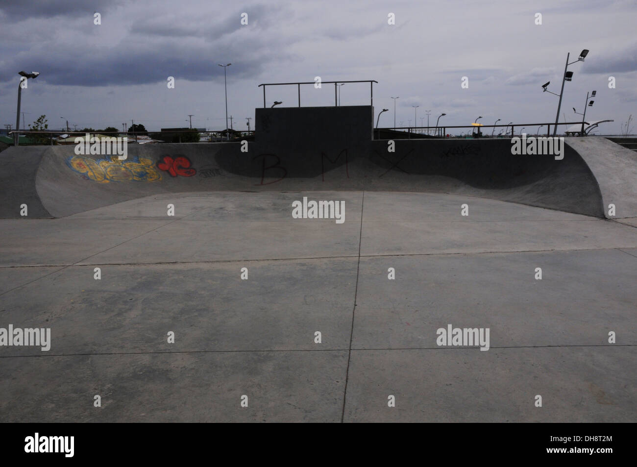 BMX-Fahrrad-Rampe, Spielbereich für Kinder Stockfotografie - Alamy