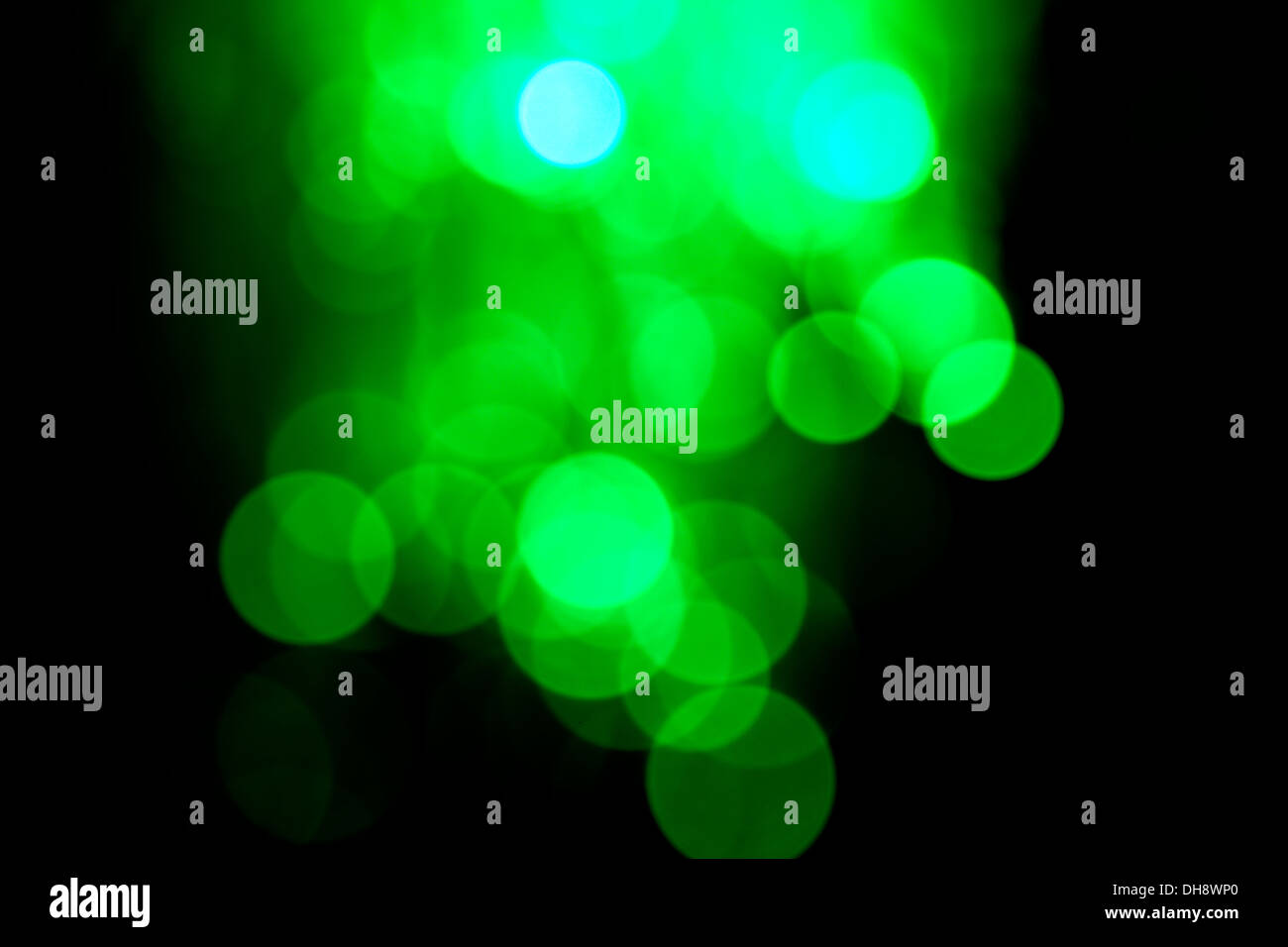 Bunte Fiber optic Licht Stockfoto