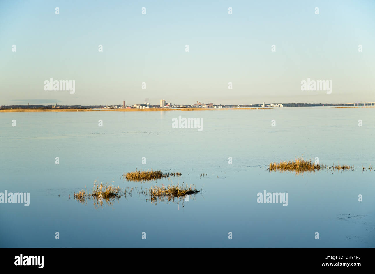 Blick von der Küste Stockfoto