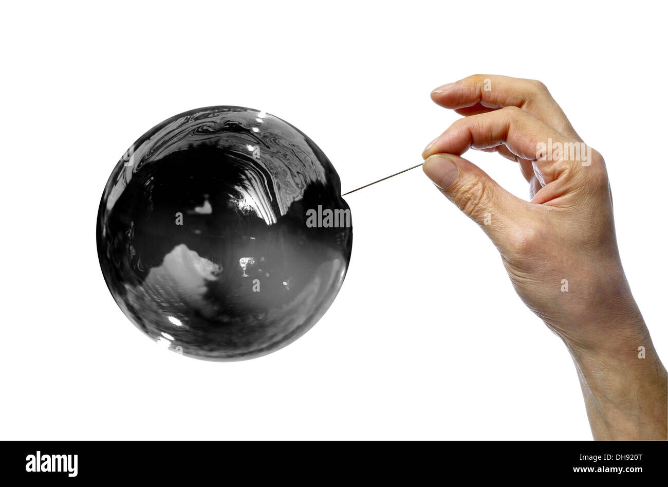 CO2-Blase. Stockfoto