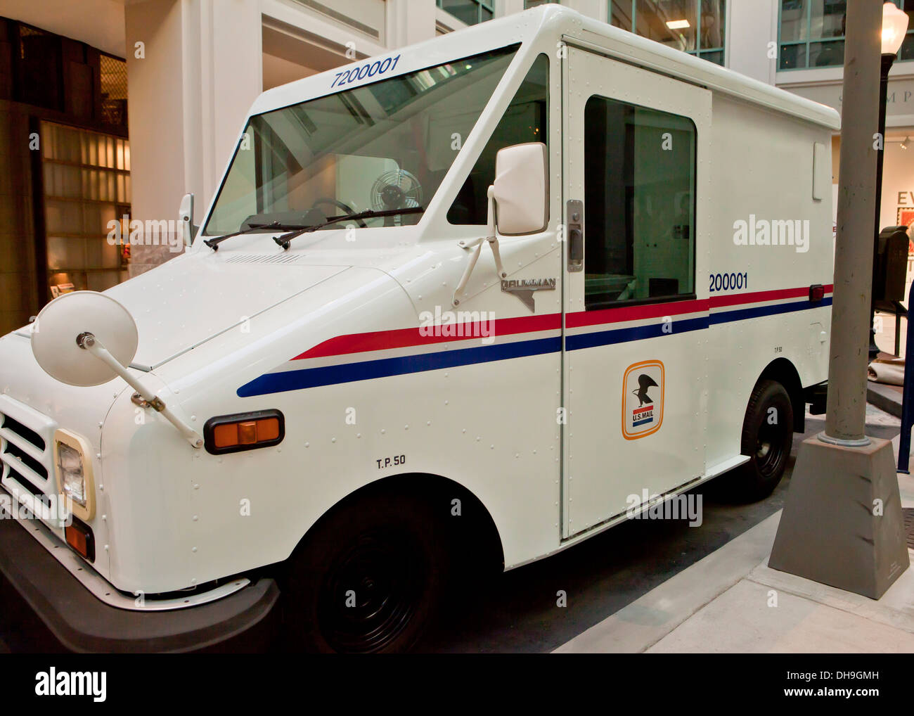 USPS Grumman lange Lebensdauer Fahrzeug (LLV), ca. 1986 - Washington, DC USA Stockfoto