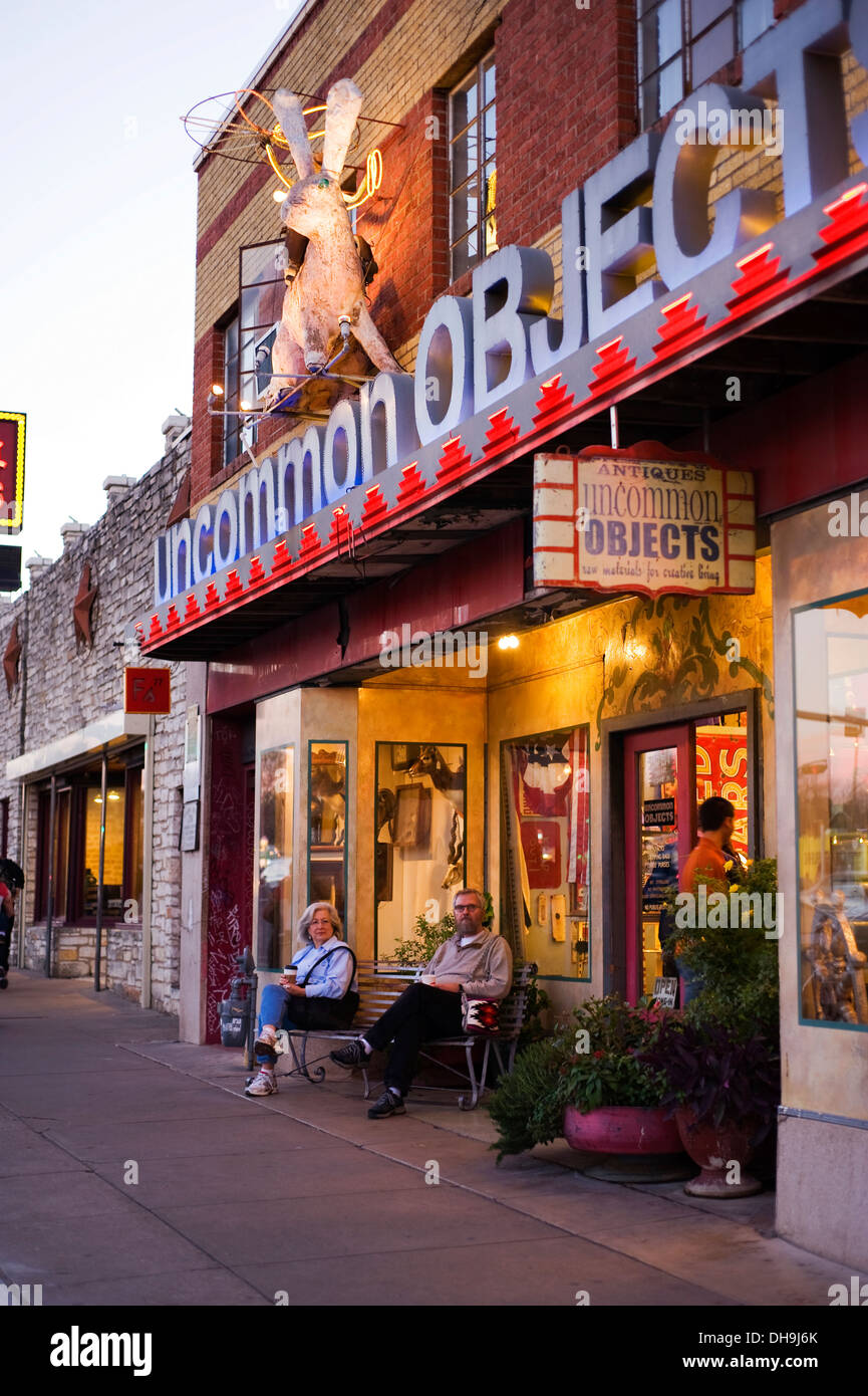 Congress Avenue in Austin, Texas Stockfoto