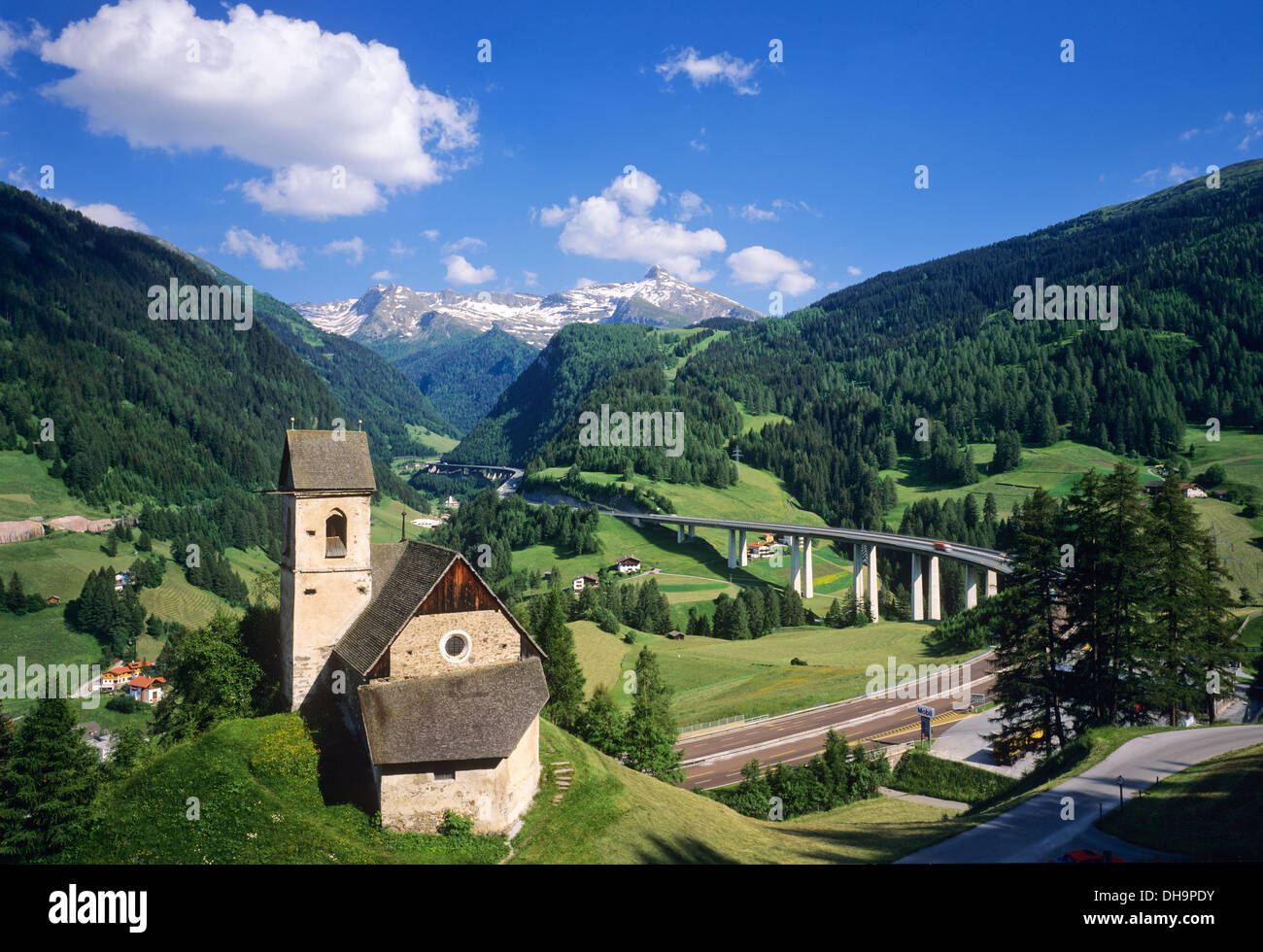 Brennerpass, Österreich. Stockfoto