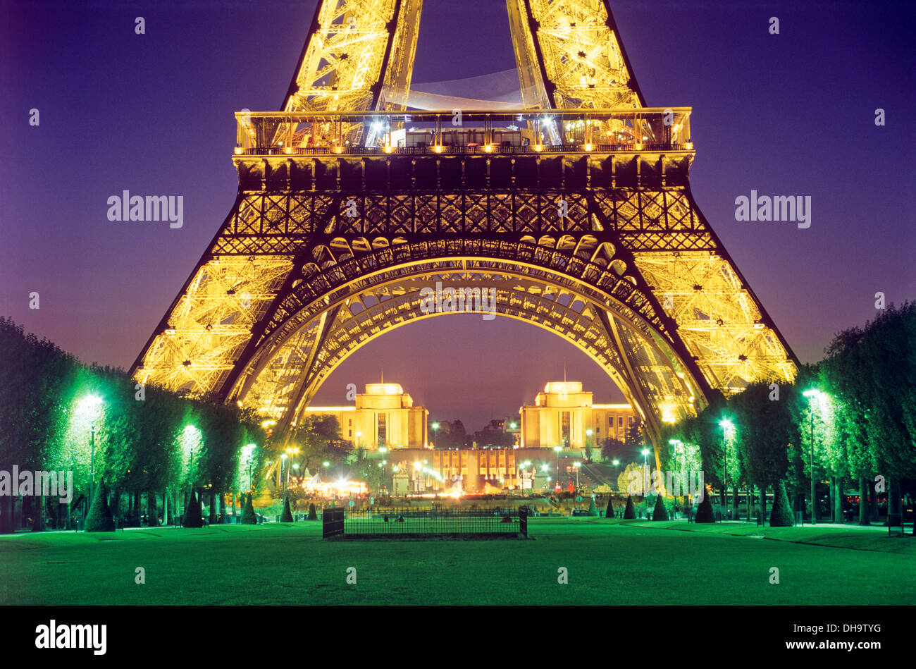 Eiffelturm, Paris, Frankreich. Stockfoto