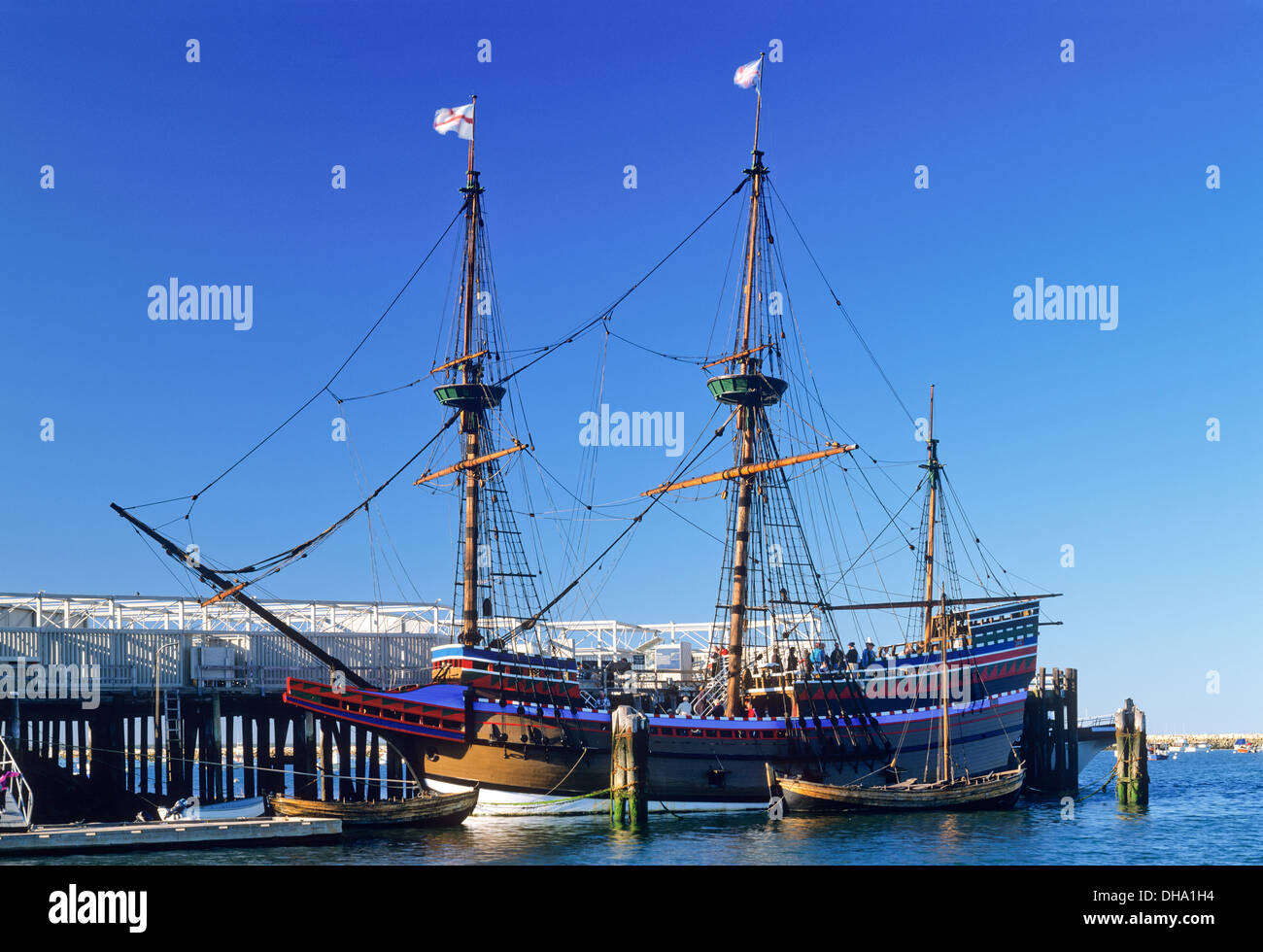 Mayflower II, Plymouth, Massachusetts, USA. Stockfoto