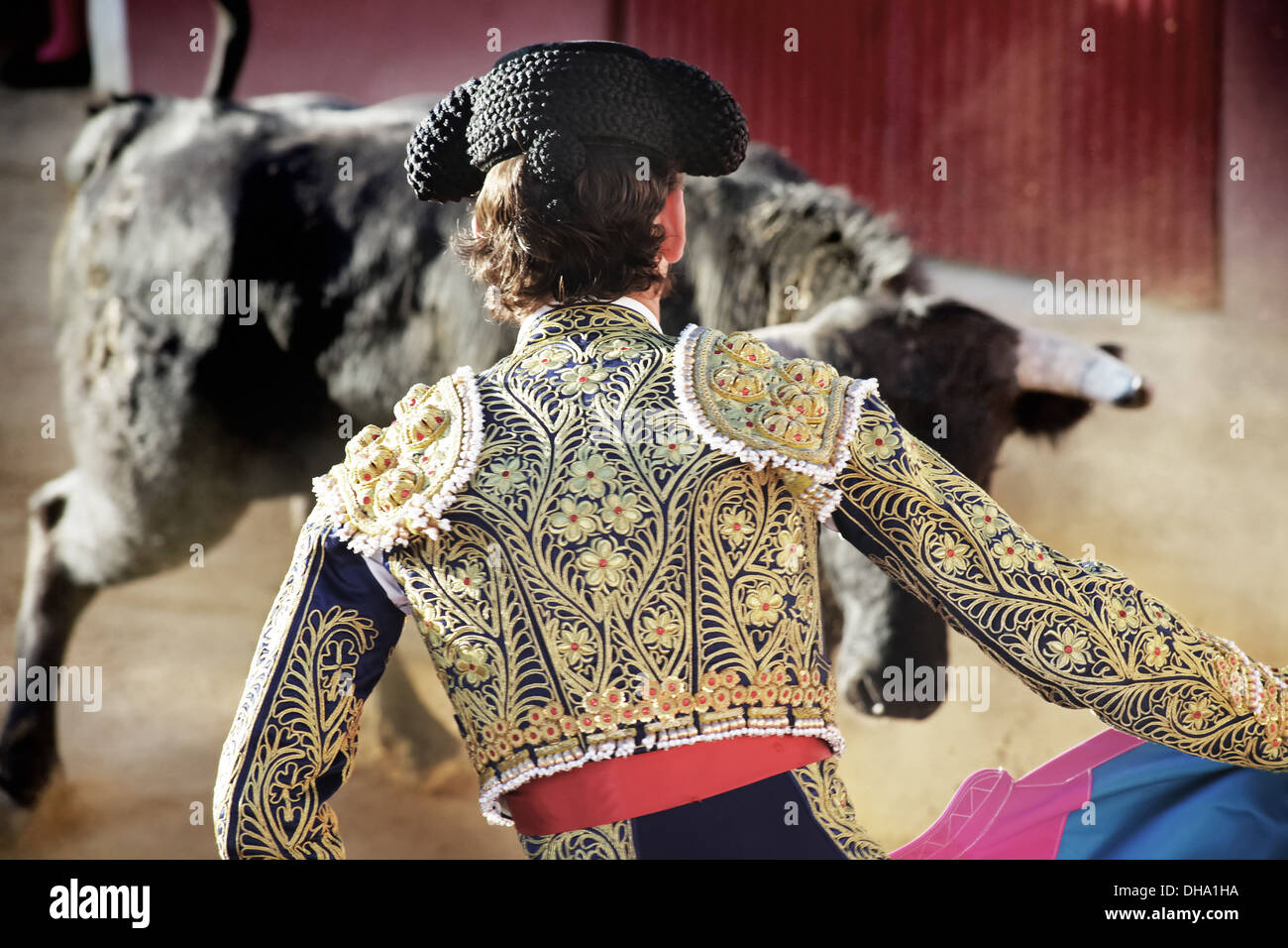 Stierkampf in Mijas, Spanien Stockfoto
