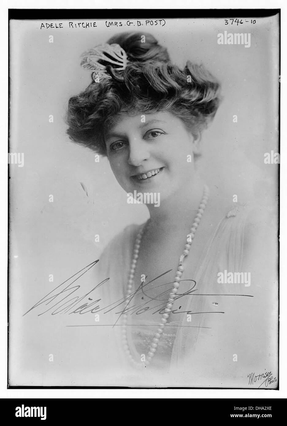 Adele Ritchie (Frau G.B. Post) (LOC) Stockfoto