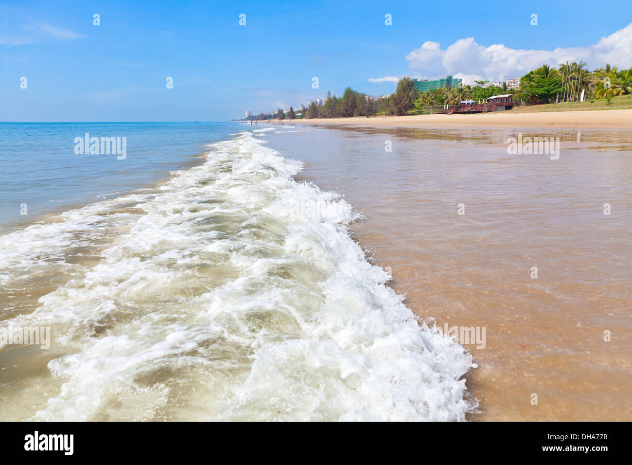 Strand Wasser Welle Stockfoto