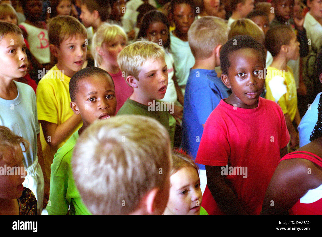 ipjr096927e. Clarendon Schule April 2005 Pietermaritzburg Südafrika Farbe negative 35mm, die Einrichtungen und Studenten Stockfoto