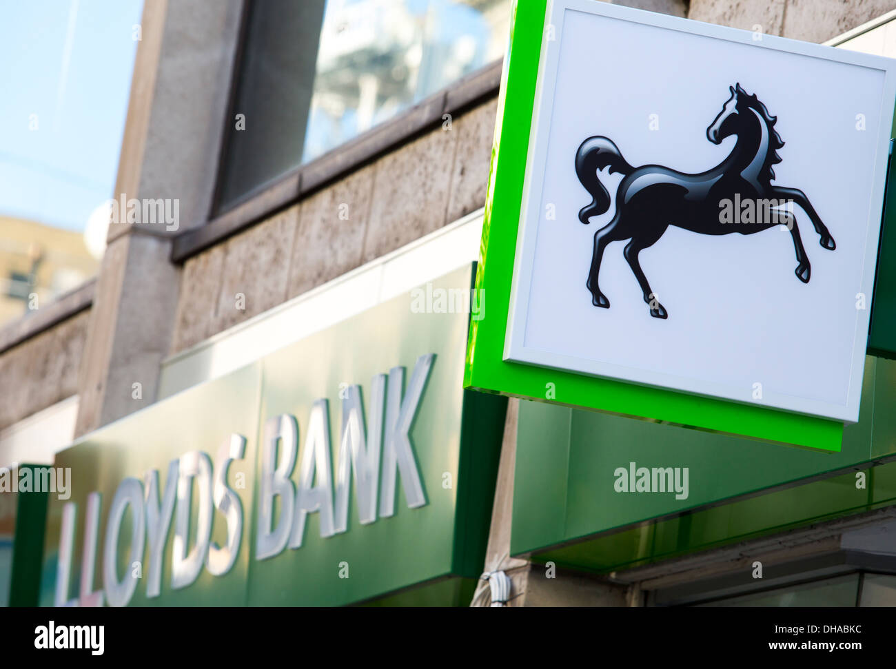 11.04.2013 Lloyds. Bank-Zeichen. London, UK Stockfoto