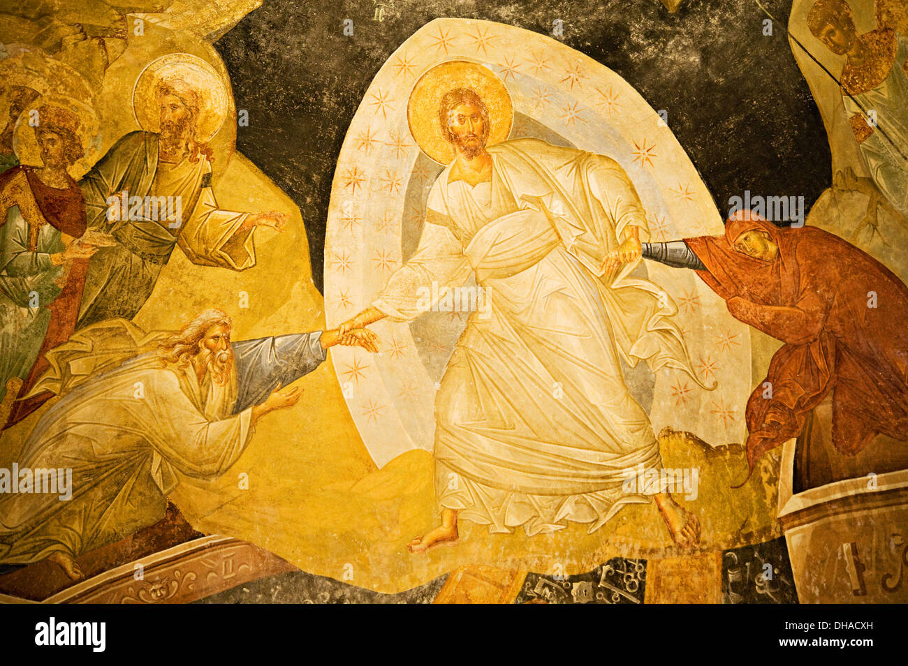 Mosaik des Christus In Chora-Kirche; Istanbul, Türkei Stockfoto