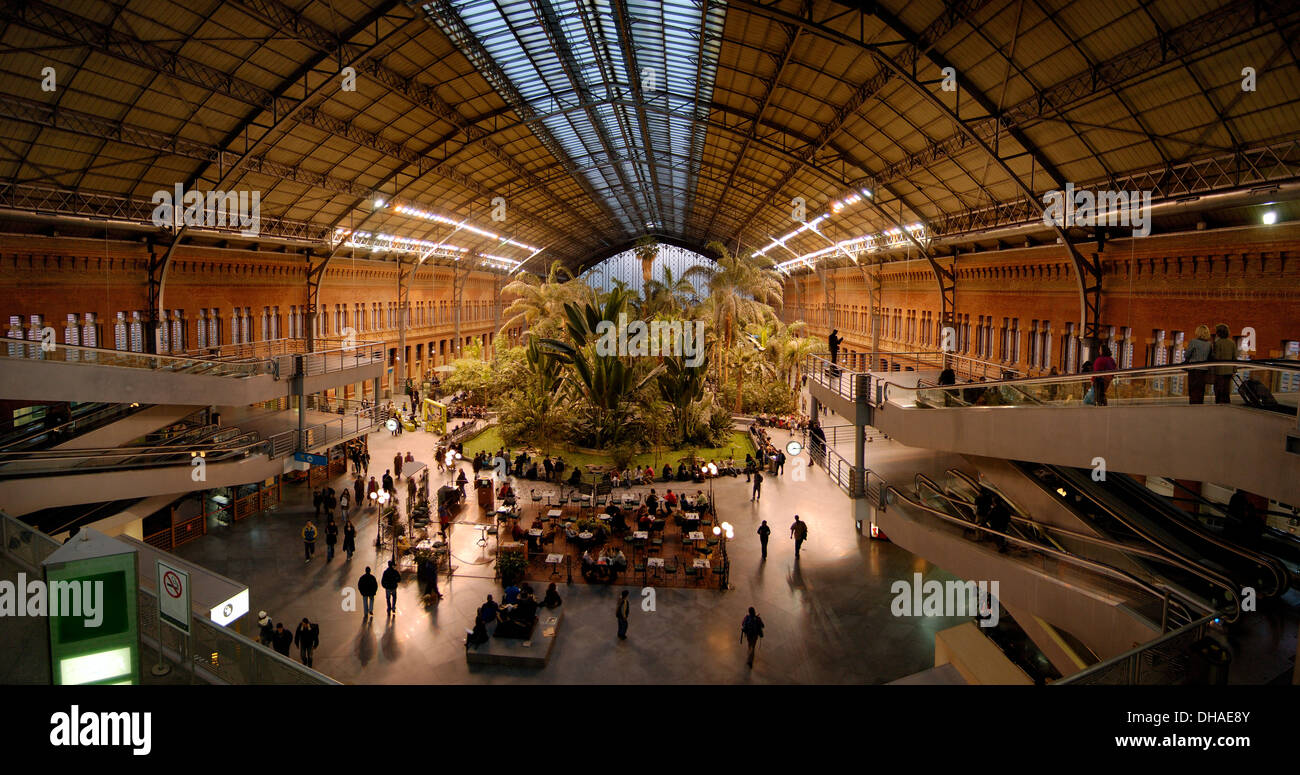 Atocha Bahnhof in Madrid, Spanien Stockfoto