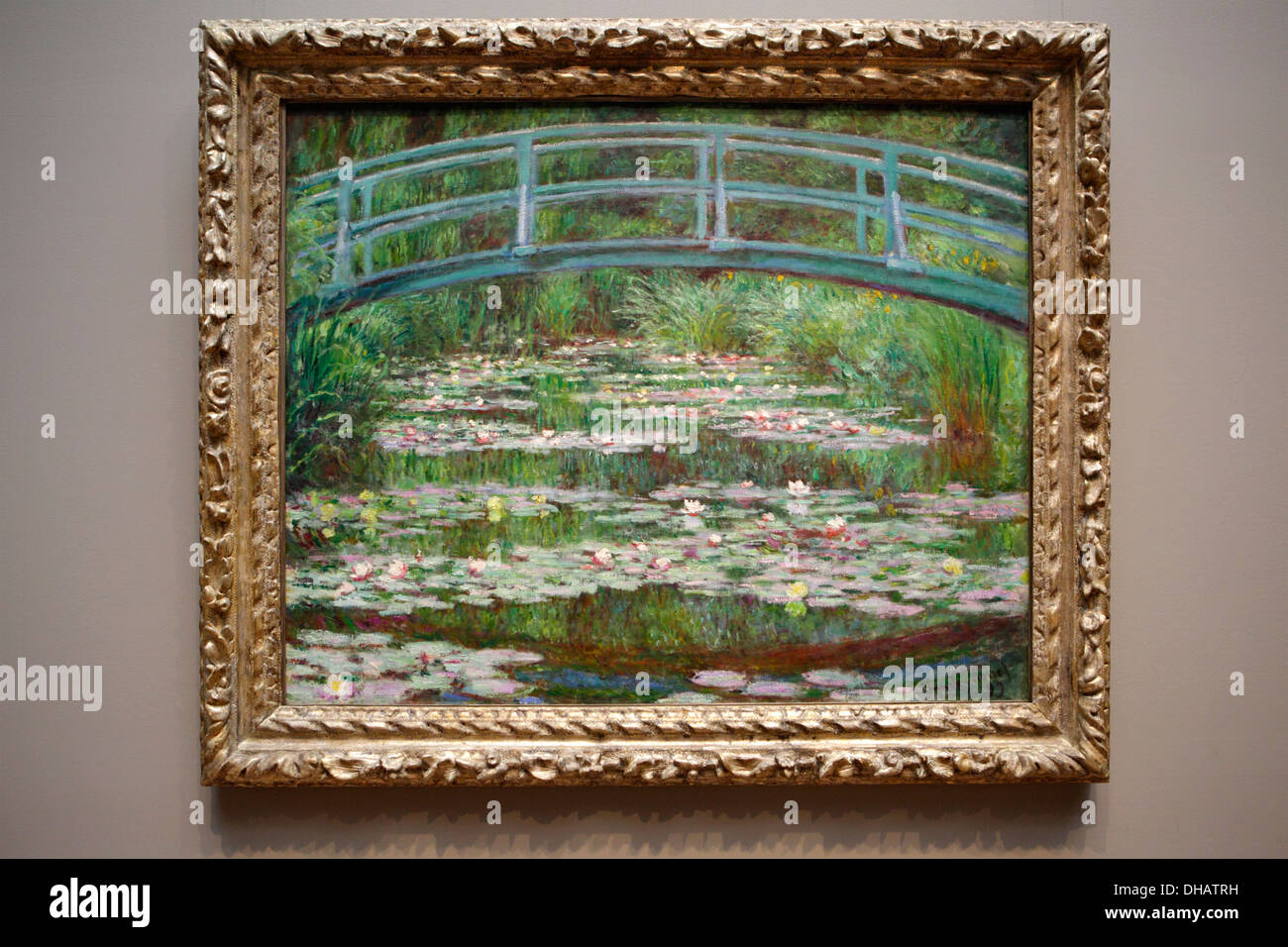 Die japanische Brücke von Monet, National Gallery of Art, Washington D.C., USA Stockfoto