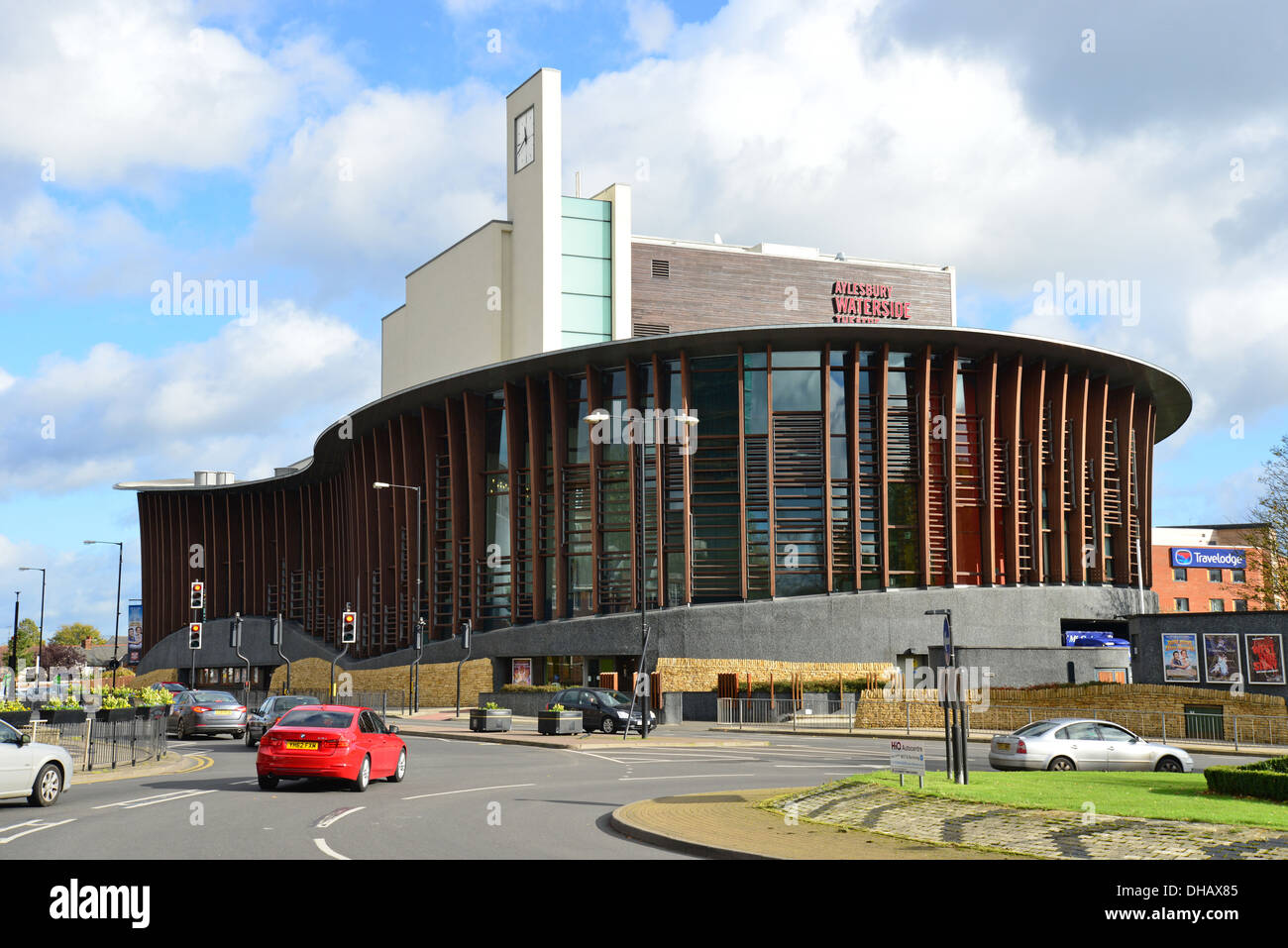 Aylesbury Waterside Theatre, Exchange Street, Aylesbury, Buckinghamshire, England, Vereinigtes Königreich Stockfoto