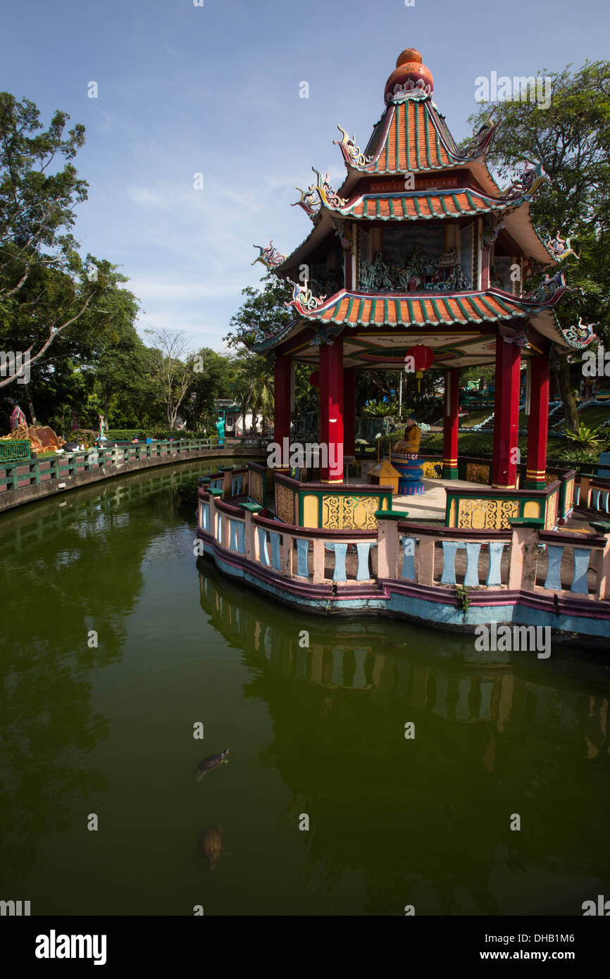 Haw Par Villa ist ein One of a Kind-Themenpark in Singapur Szenen aus der chinesischen Mythologie, konfuzianischen Geschichten, Folklore und Legenden. Stockfoto