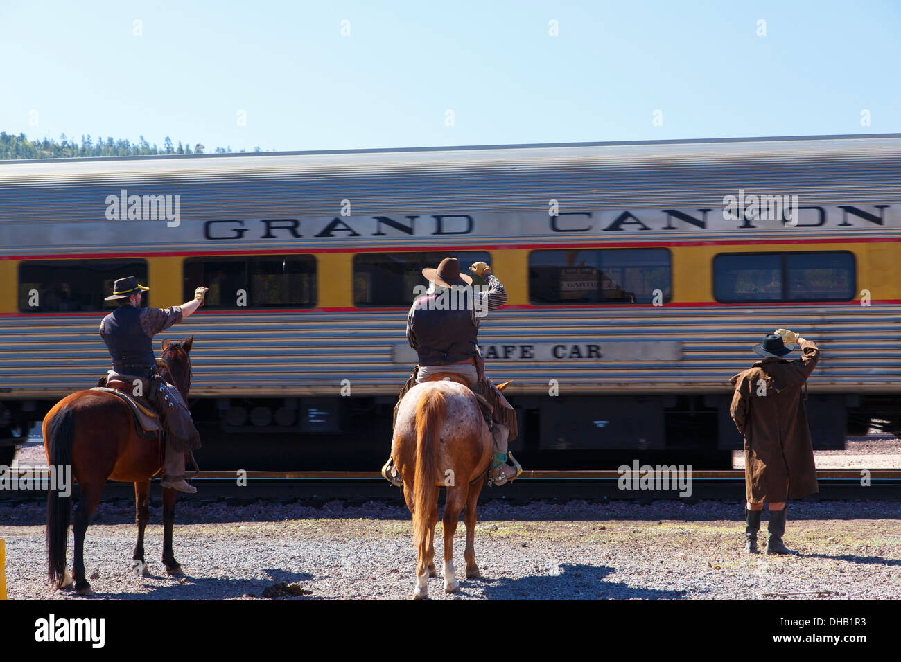 Grand Canyon Railroad, Williams, Arizona. Stockfoto