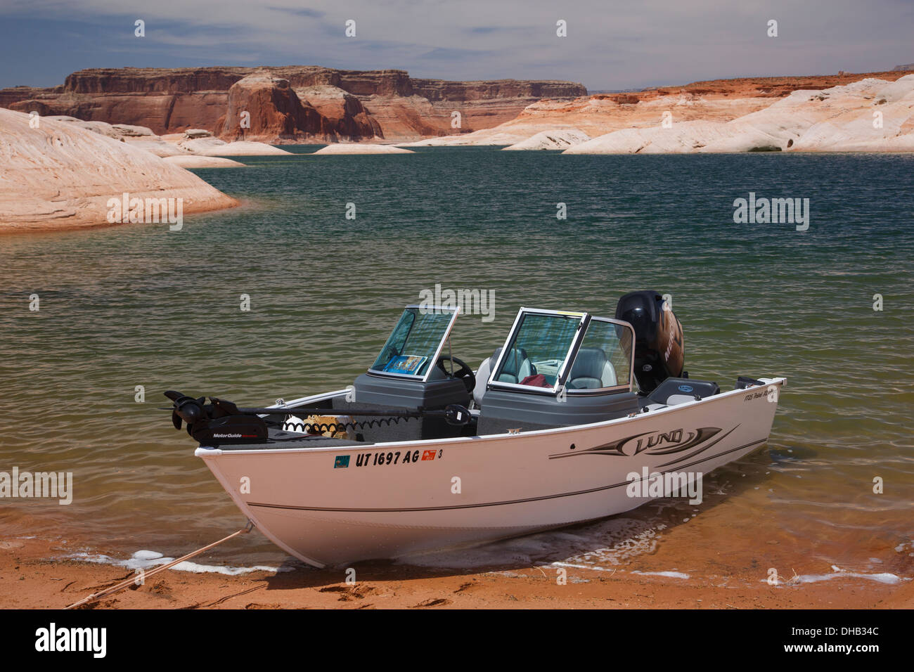 West-Canyon, Lake Powell, Glen Canyon National Recreation Area, Page, Arizona. Stockfoto