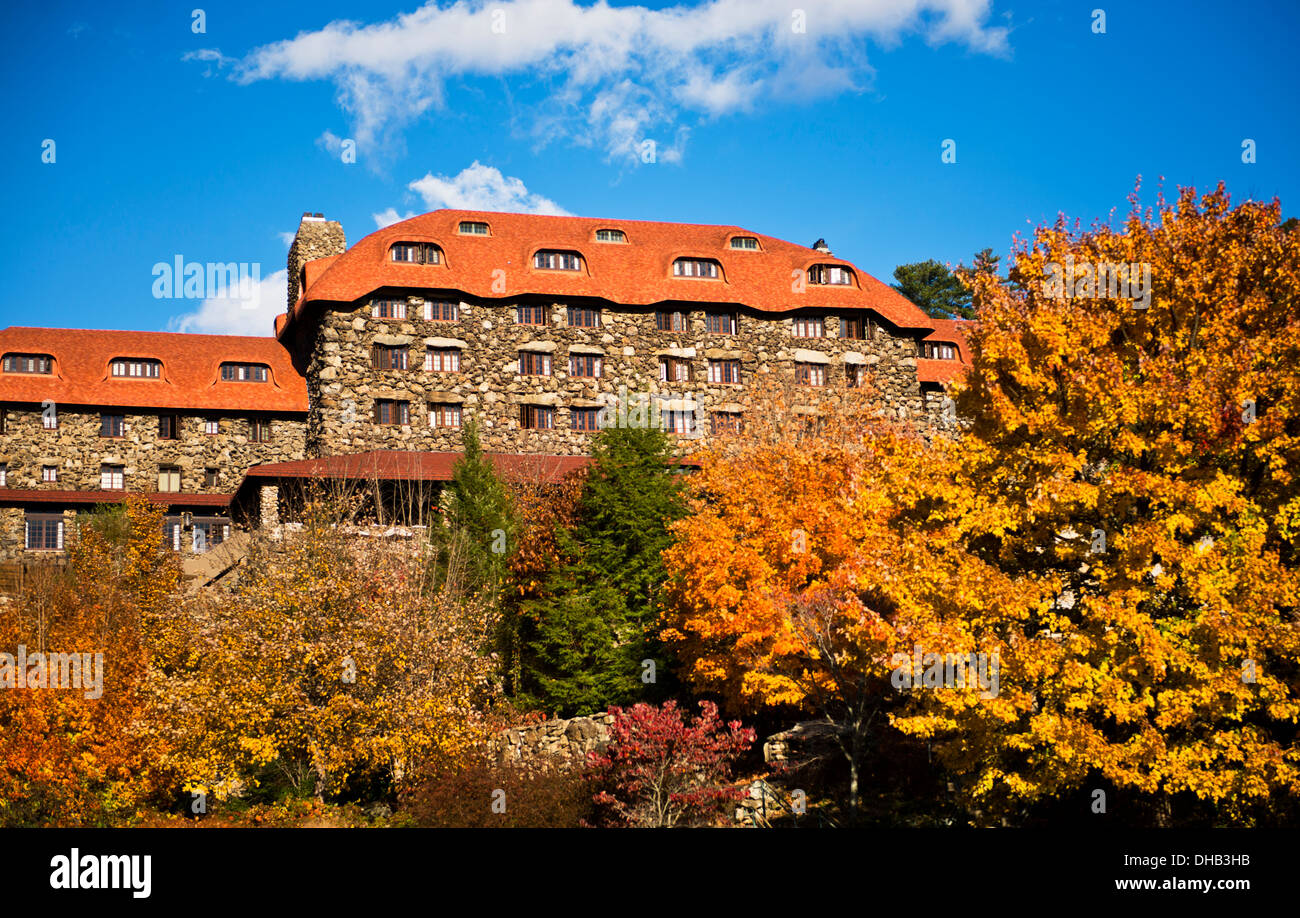 Herbstfarben An Der Grove Park Inn Asheville North Carolina Stockfotografie Alamy