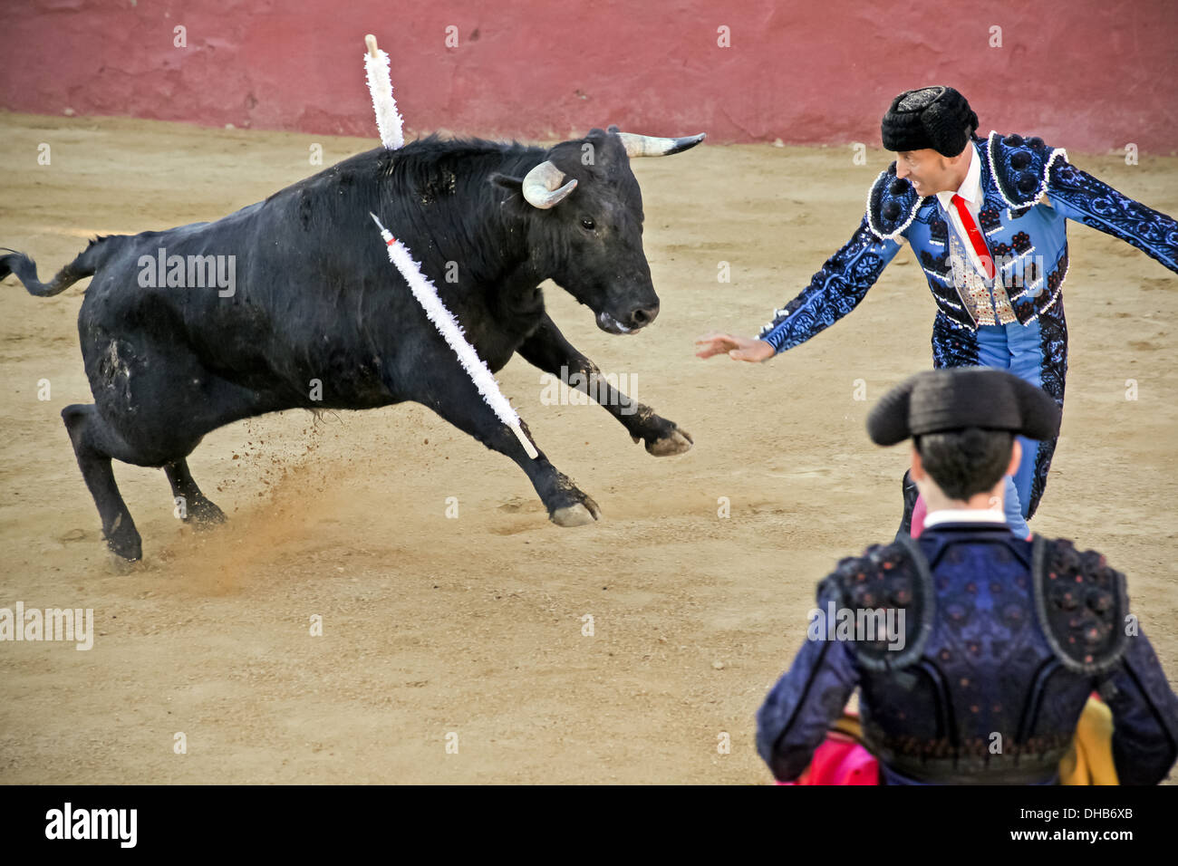 Stierkampf in Mijas, Spanien Stockfoto