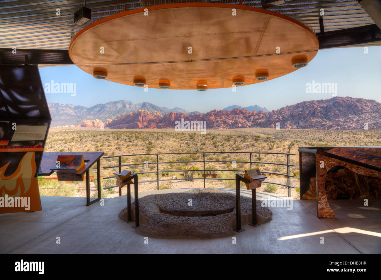 Red Rock Canyon National Conservation Area Visitor Center, Las Vegas, Nevada Stockfoto