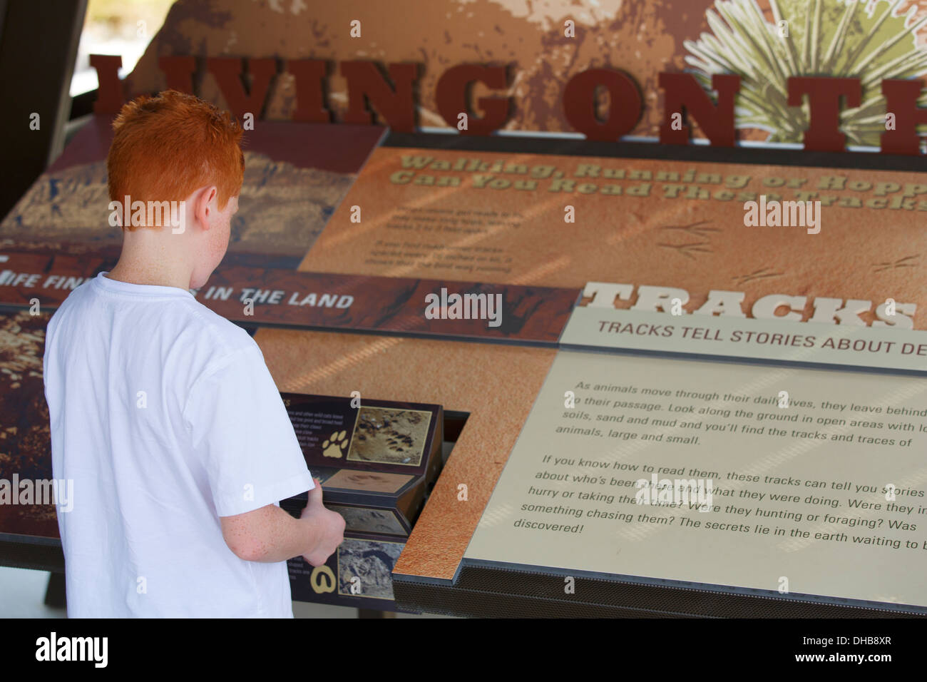 Red Rock Canyon National Conservation Area Visitor Center, Las Vegas, Nevada Stockfoto