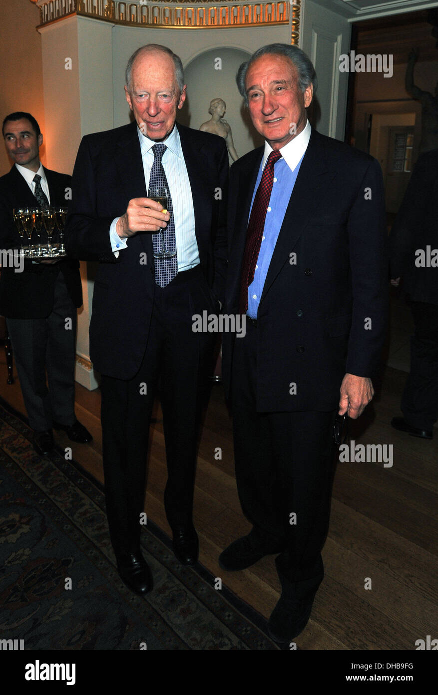 Jacob Rothschild (L) Positive Ansicht Stiftung LaunchParty im