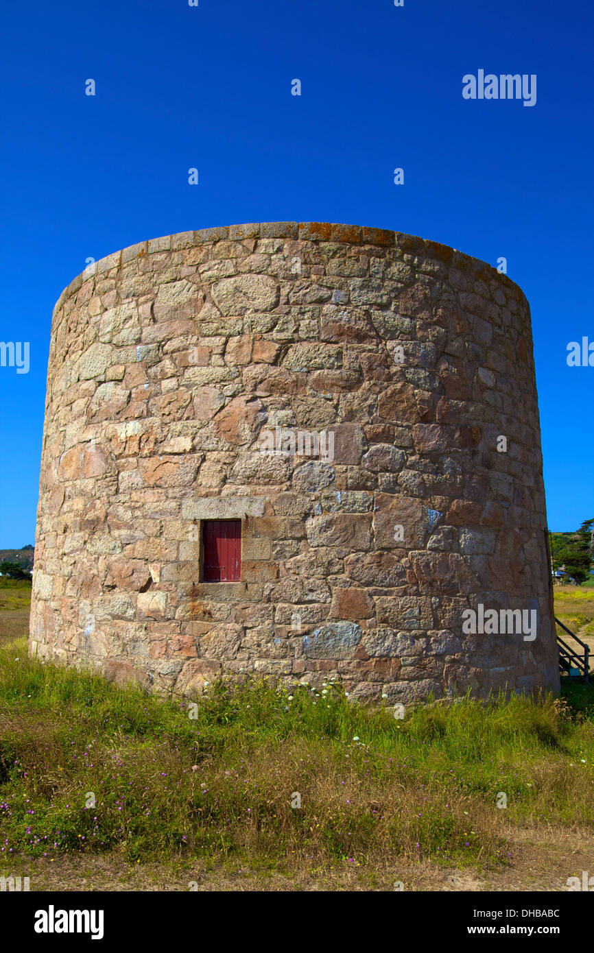 Lewis Tower, St. Ouen's Bay, Jersey, Channel Islands Stockfoto