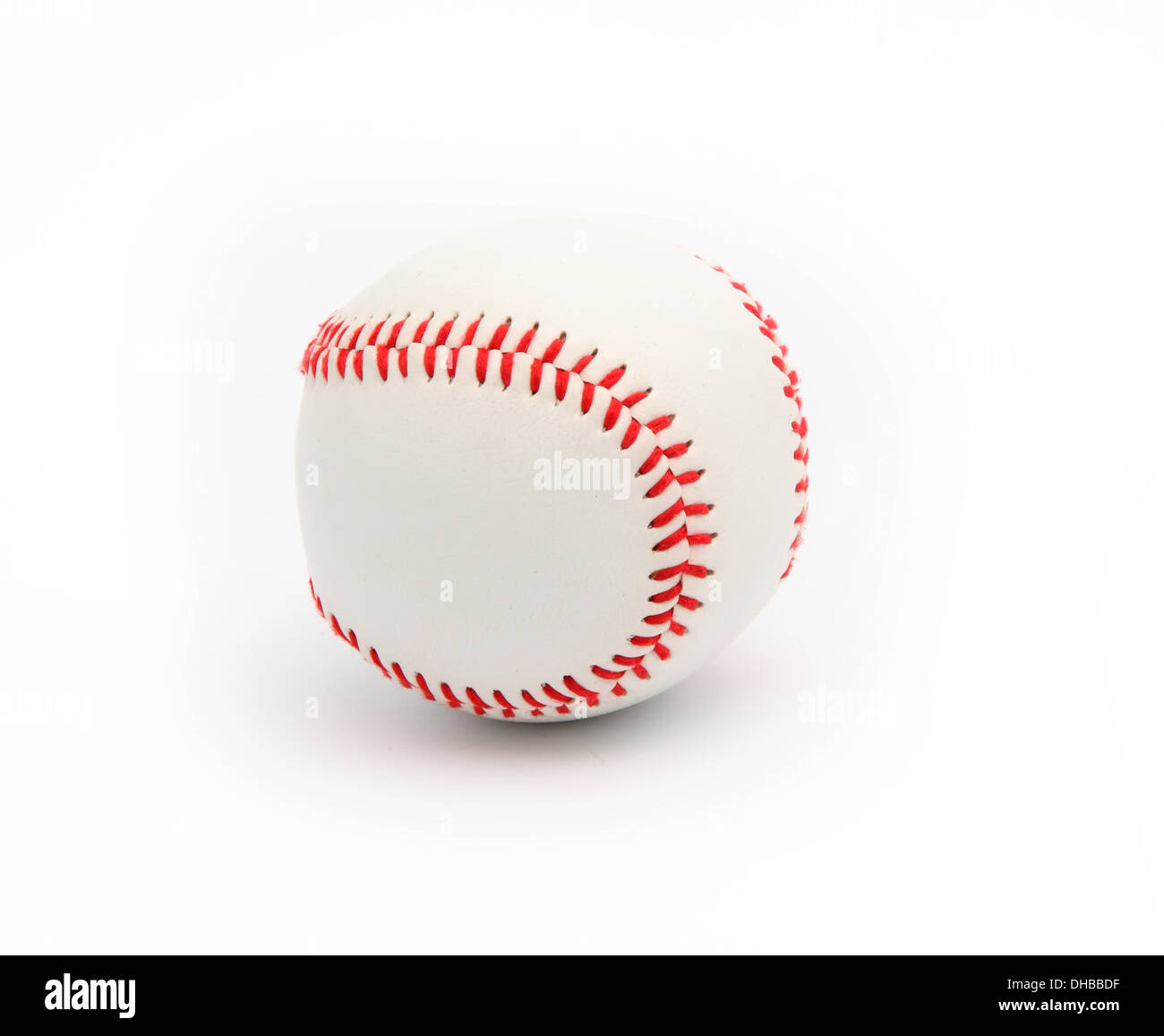 Baseball isoliert auf weißem Hintergrund Stockfoto