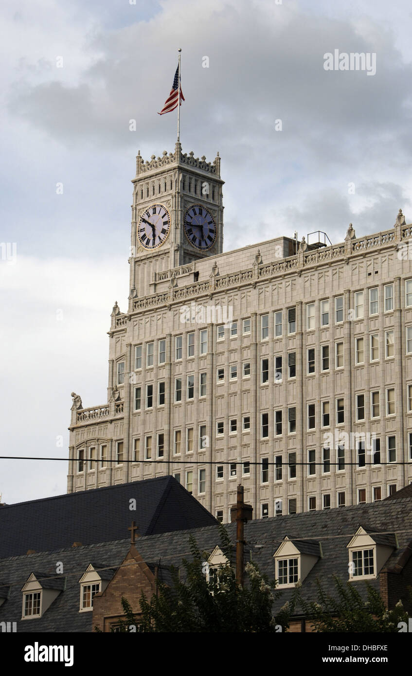 Jackson. Lamar Life Building. Ansicht. Bundesstaat Mississippi. USA. Stockfoto