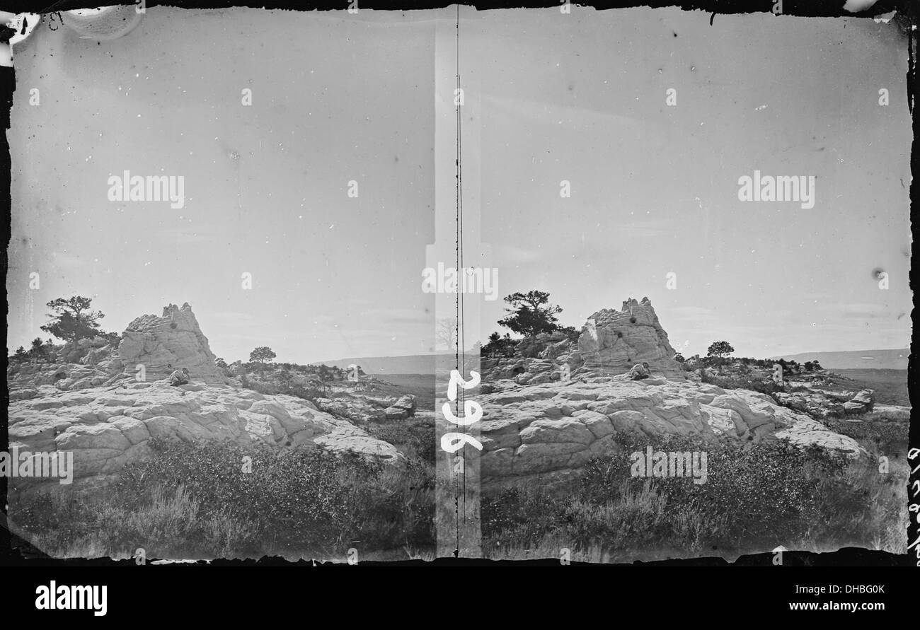 Bad Lands, in der Nähe von alten Fort Casper. Natrona County, Wyoming 517395 Stockfoto