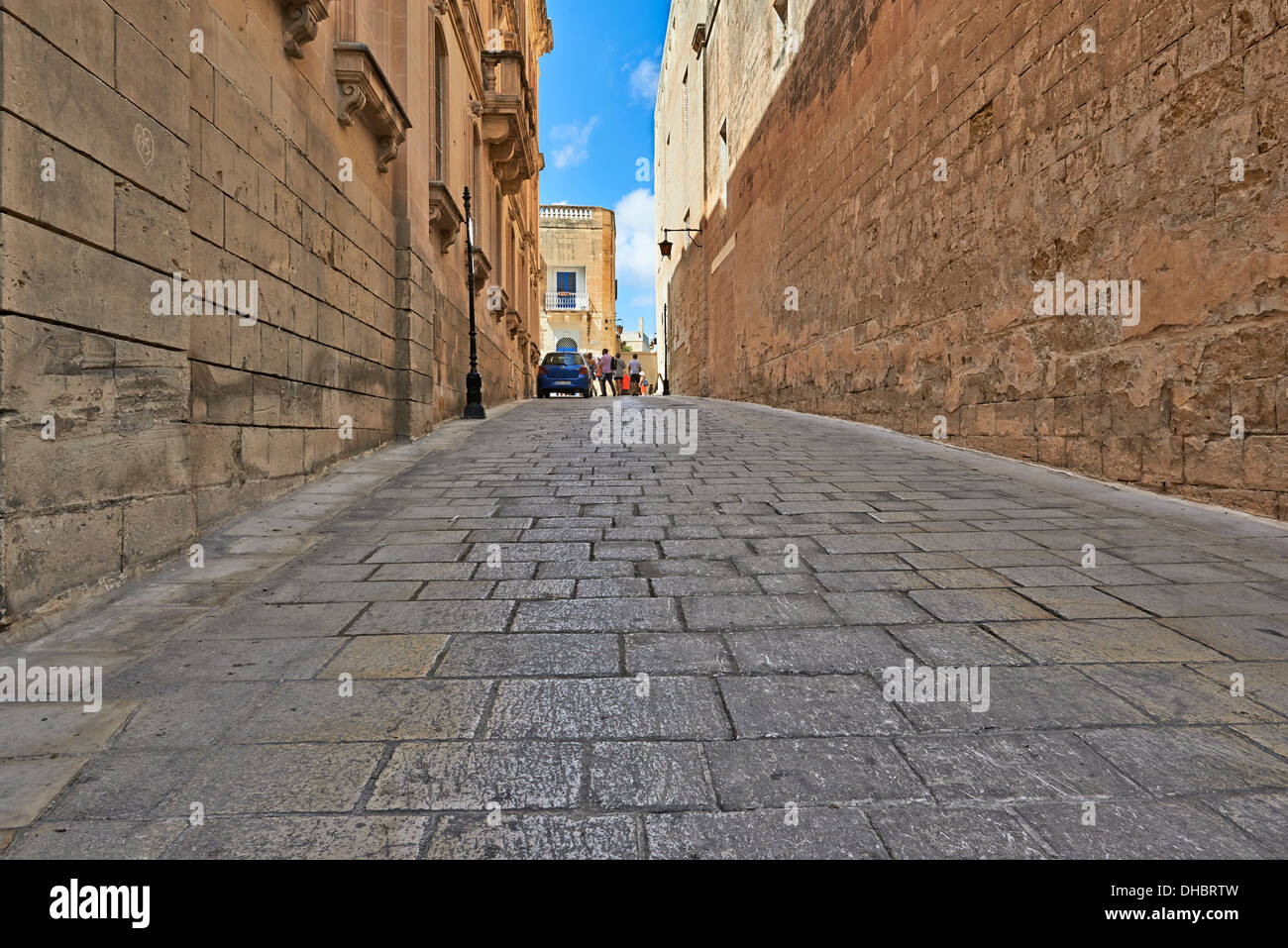 Alte Straße In Malta Stockfoto