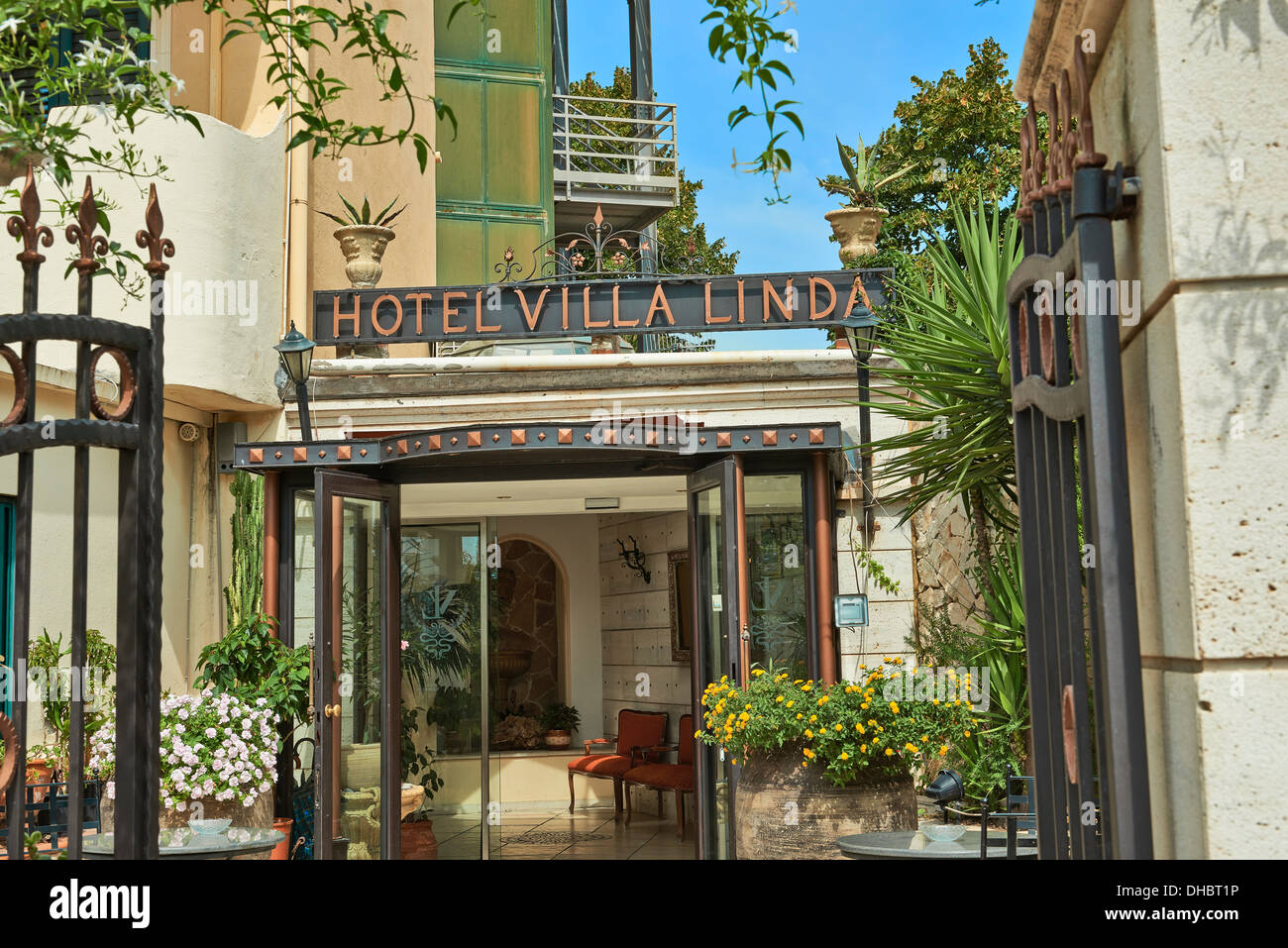 Sizilien Hotels Stockfoto