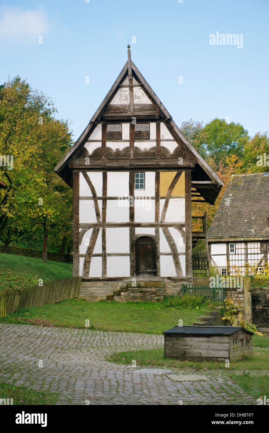 Alte Hütte aus dem 18. Jahrhundert, Deutschland, Europa Stockfoto