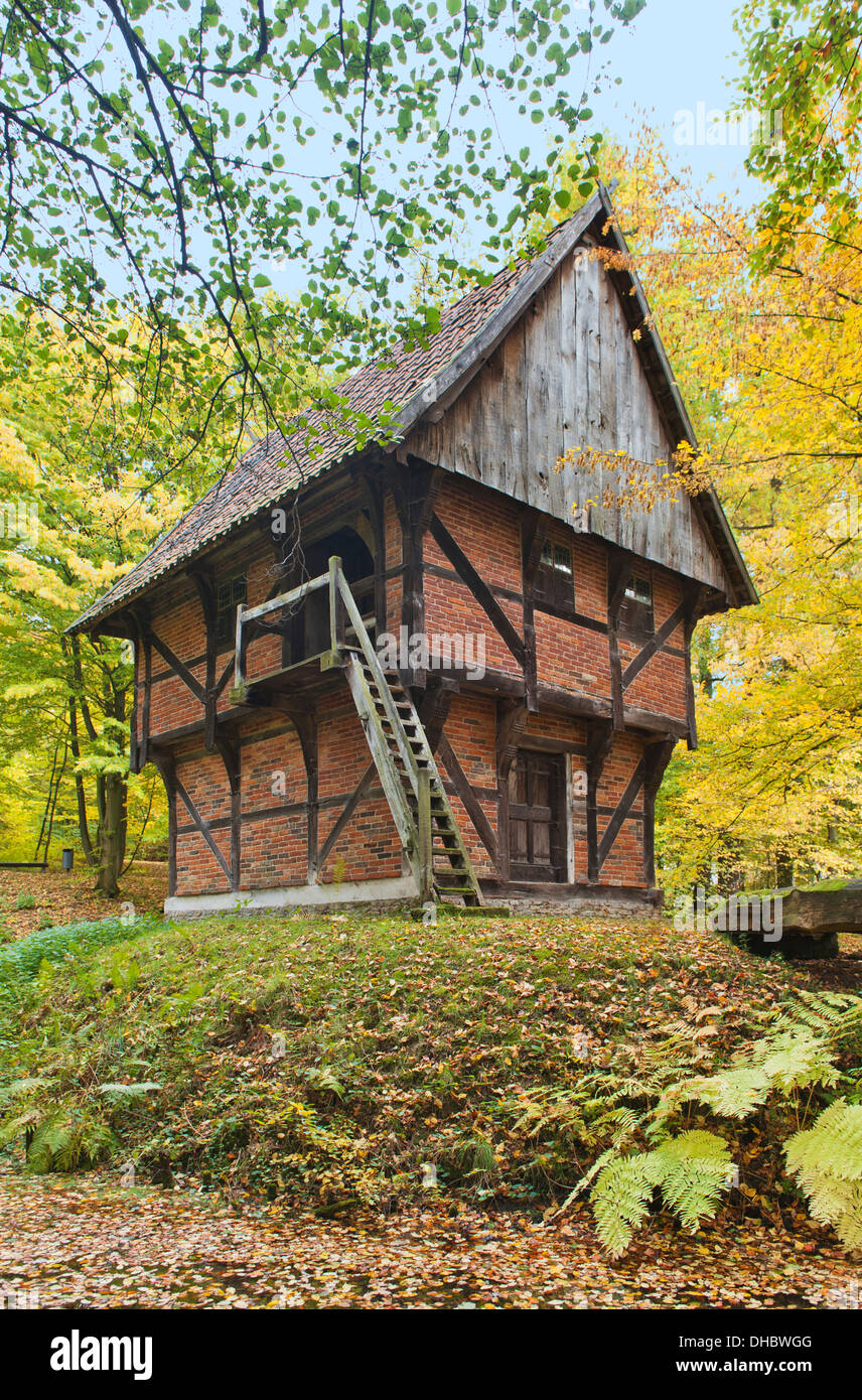 Alten befestigten Turm und Lagerhaus aus dem sechzehnten Jahrhundert, Deutschland, Europa Stockfoto